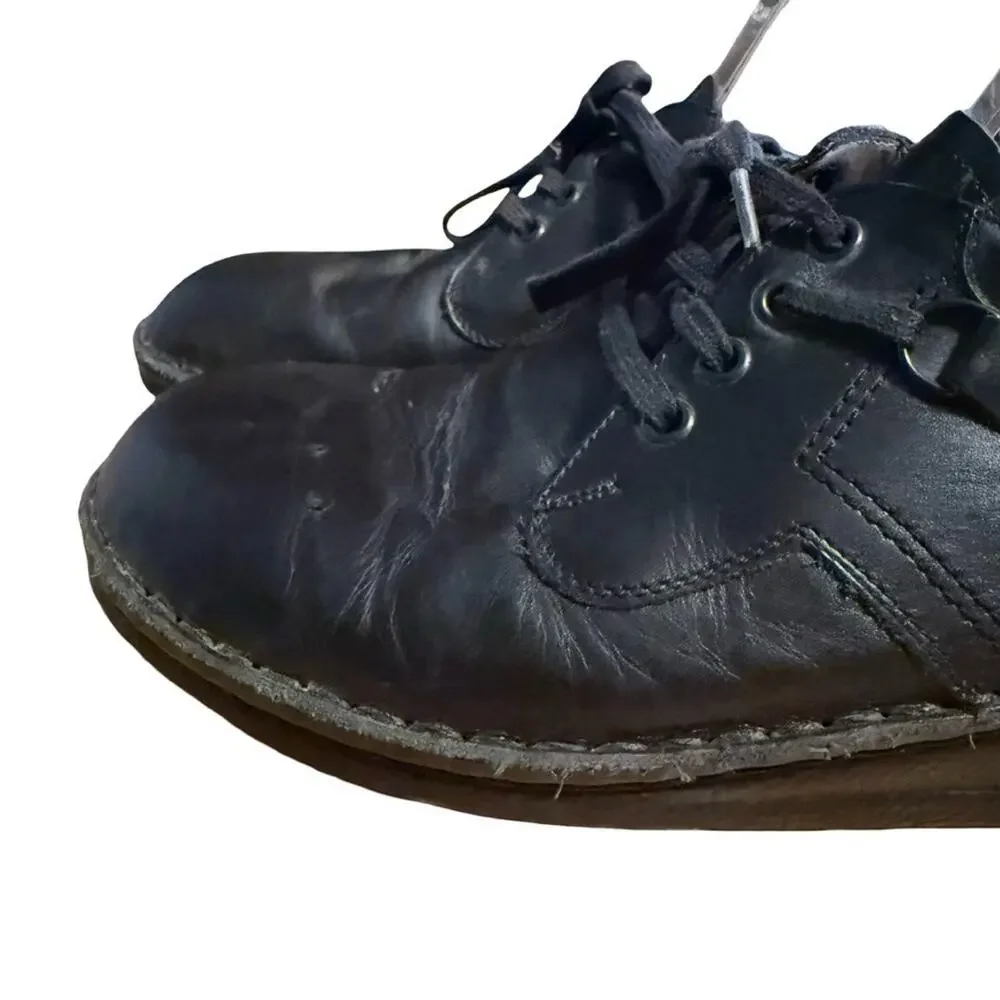 Finn Comfort Vaasa Oxford Shoes Black Lace Up Comfort Mens Casual 44 11 / 11.5